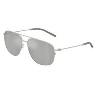 Moncler ME4004 ALUMNI 10048V Men's Sunglasses Silver Size 57