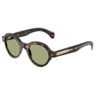 Moncler ME6003 RONDOSA 300682 Unisex Sunglasses Acetate Turtle Green Round Normal