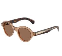 Moncler ME6003 RONDOSA 303773 Unisex Sunglasses Acetate Brown Brown Round Normal