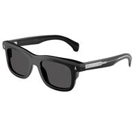 Moncler ME6004 CLARO 300187 Unisex Sunglasses Acetate Black Grey Squared Normal