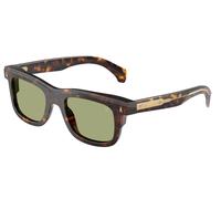 Moncler ME6004 CLARO 300282 Unisex Sunglasses Acetate Turtle Green Squared Normal