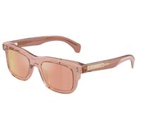 Moncler ME6004 CLARO 30087J Unisex Sunglasses Acetate Pink Gold Squared Normal
