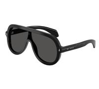 Moncler ME6021U SUNSETTE 300187 Unisex Sunglasses Acetate Black Grey Pilot Normal