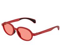 Moncler ME8006 CAPRICE 5005F5 Unisex Sunglasses Injected Red Pink Round Normal
