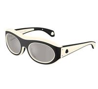 Moncler ME8015U RAMILLON 50026G Unisex Sunglasses Injected White Silver Round Normal