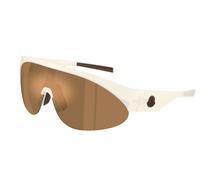 Moncler Unisex Sunglass ME8019U MYRR - Frame color: Opal White, Lens color: Mirror Bronze
