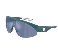 Moncler ME8019U MYRR 50411U Unisex Sunglasses Injected Blue Blue Round Normal