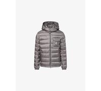 Moncler Mens Moncler Verith Brand-Logo Woven Jacket Grey 38