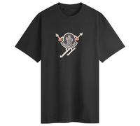 Moncler Men's Skiing Pixel Logo T-Shirt Black