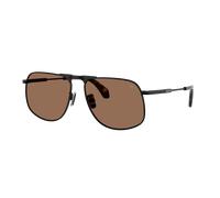 Moncler Unisex Sunglass ME4014 Vitessa - Frame color: Matte Black, Lens color: Solid Brown