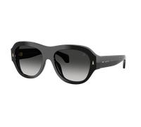 Moncler Unisex Sunglass ME6015U Elevane - Frame color: Shiny Black, Lens color: Dark Gradient Grey
