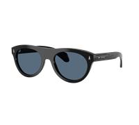 Moncler Unisex Sunglass ME6022U SPLASH - Frame color: Shiny Black, Lens color: Dark Blue