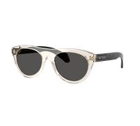 Moncler Unisex Sunglass ME6022U Splash - Frame color: Transparent Butter, Lens color: Dark Grey