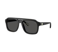 Moncler Unisex Sunglass ME6024 VANTOS - Frame color: Matte Black, Lens color: Solid Dark Grey