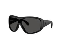 Moncler Unisex Sunglass ME8016U Thyra - Frame color: Matte Black, Lens color: Dark Grey Solid