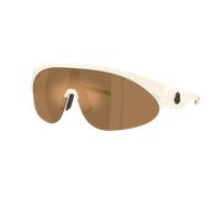 Moncler Unisex Sunglass ME8019U MYRR - Frame color: Opal White, Lens color: Mirror Bronze