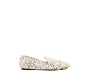 Moncler Weaver Woven Loafers - Natural - 38 (IT38 / UK5)