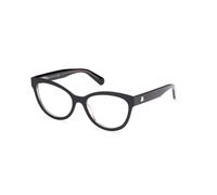Moncler Woman ML5142 003 Optical frames outlet Acetate Black/Crystal Cat Eye Normal