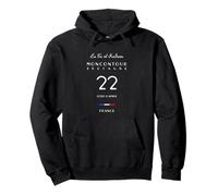 Moncontour Number 22 Côtes d'Armor Bretagne France Pullover Hoodie