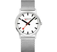 Mondaine A638.30350.16SBZ Simply elegant 40mm 3ATM Quartz Unisex White Silver