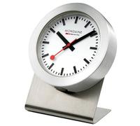 Mondaine A660.30318.81SBB mmagnetic silver wall clock, table clock, kitchen c...