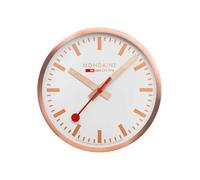 Mondaine A995.CLOCK.17SBK Rose Gold Wall Clock, Station Clock 40 cm Made Off ...