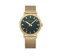 Mondaine Classic IP Gold 40mm Watch, One Colour, Men One Colour