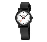 Mondaine Classic Ladies Watch with Black Rubber Strap MS1.32110.RB