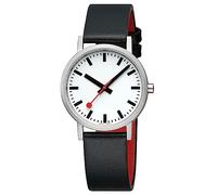 Mondaine Classic Pure Watch | St. Steel Brushed/White