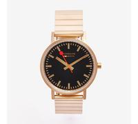 Mondaine Classic Rose Gold Black Dial Quartz 40mm Unisex Watch A660.30360.16SBR