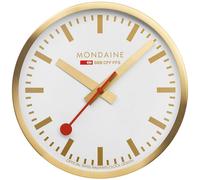 Mondaine Clock Wall Kitchen Gold Watch