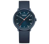 Mondaine Doppio Men's Quartz Watch Blue 41 mm MLE.41240.LDV