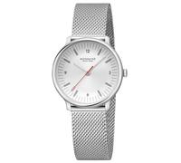 Mondaine Doppio Watch for Men 41mm, Swiss Quartz - Vintage Charm, Minimalist Design, Watches for Men, Water Resistant 5 ATM