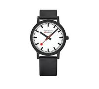 Mondaine Essence 41 Mm Mens Watch, Black, Men Black