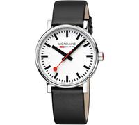Mondaine Evo2 40mm Black Vegan Grape Leather Watch MD-484