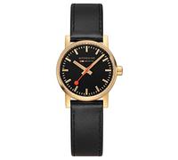 Mondaine Evo2 Gold 30 Mm Watch Black