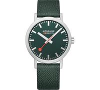 Mondaine A660.30360.60SBF Mens Watch Classic SBB recyc. Textile 40mm 3ATM