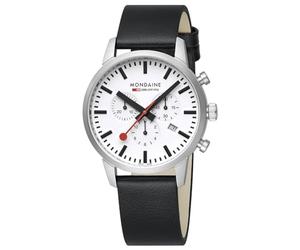Mondaine Men Analog Quartz Watch with Leather Strap MSD.41411.LBV