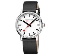Mondaine Men Analog Quartz Watch with Leather Strap MSE.40110.LBV