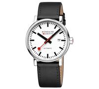 Mondaine Men Analog Quartz Watch with Leather Strap MSE40610LB