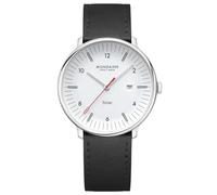 Mondaine Men Analog Swiss Quartz Watch with Leather Strap MLE.41910.LBV
