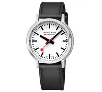 Mondaine Men Analog Swiss Quartz Watch with Plastic Strap MST.4101B.LBV.2SE
