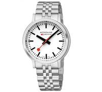 Mondaine Men Analog Swiss Quartz Watch with Stainless Steel Strap MST.4101B.SJ.2SE