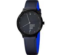 Mondaine Men's MH1-L2222-LB Helvetica 38mm Quartz Watch in Black Mondaine Black One Size