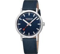 Mondaine Blue Classic Deep Ocean 40mm Watch Blue