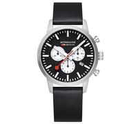 Mondaine Men's Watch Chronograph Black 41 mm Chrono MSD.41420.LBV
