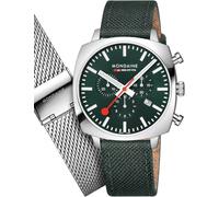 Mondaine MSL.41460.LF.SET Mens Watch GrAnd Cushion Set 41mm 5ATM