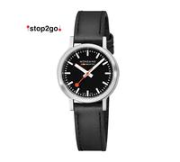 Mondaine MST.34020.LBV.SET Ladies Watch Black Stop2go Sapphire Glass, 34mm