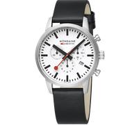 Mondaine Neo 41mm Black Vegan Grape Leather Watch