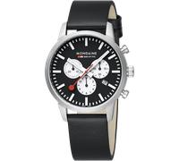 Mondaine Neo 41mm Black Vegan Grape Leather Watch